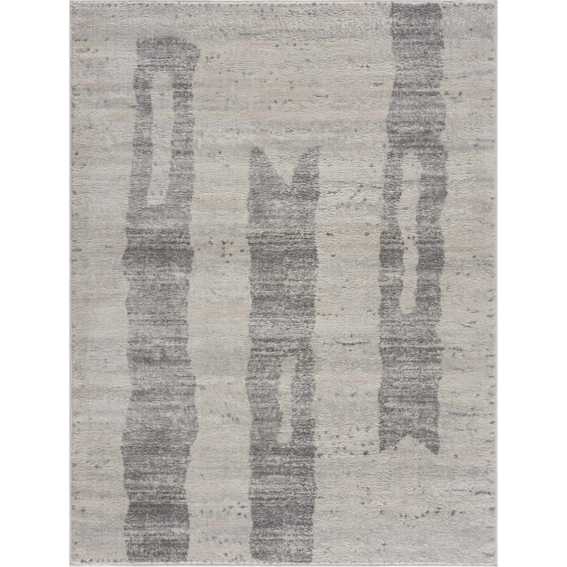 Tapis gris Elyjah, Rectangle de 2 pi x 3 pi