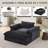 69" D Oversized Chenille Upholstered Boneless Chaise Lounge Chair, No Assembly-730427232