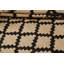 Tapis oriental à motif treillis naturel kilim 7 x 10
