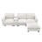 [VIDEO+NEW]109*57" Modern Sectional Cloud Sofa With Console