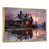 Toile avec cadre flottant or