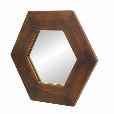 18.5" x 18.5" Hexagon Mirror