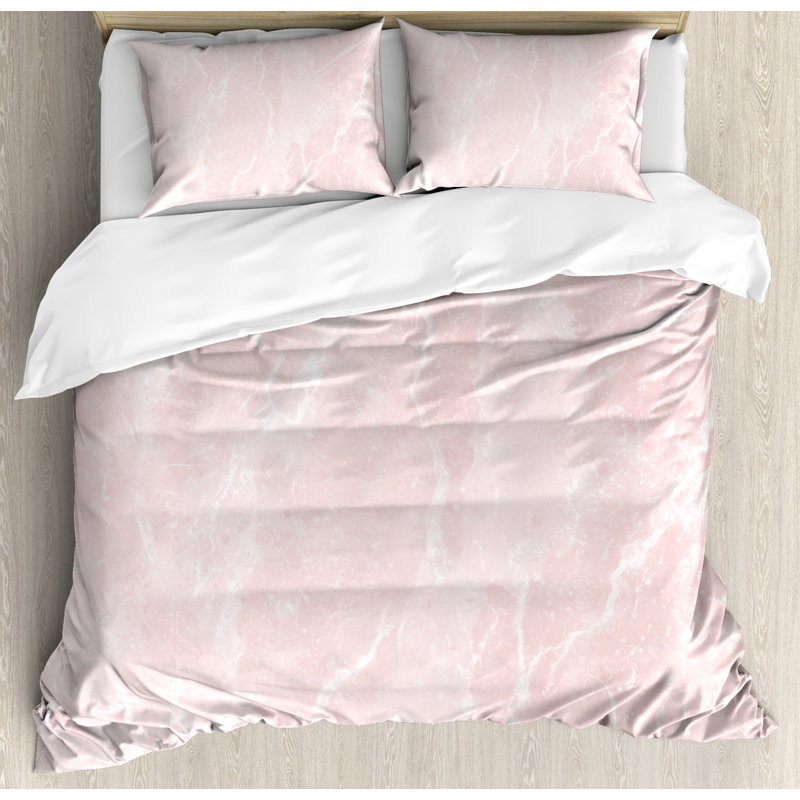 Ensemble de housse de couette à motif en cristal de style murky, Très grand