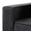 Fauteuil gris élégant avec siège polyvalent et dossier relaxant