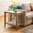 Daequain Rattan Nightstands with 2 Open Storage Shelves-109178629