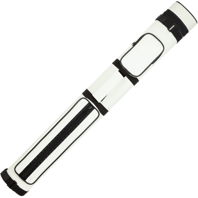 2x2 Oval Hard Pool Cue Case, White