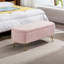 Banc rembourré en fausse fourrure-1853570153