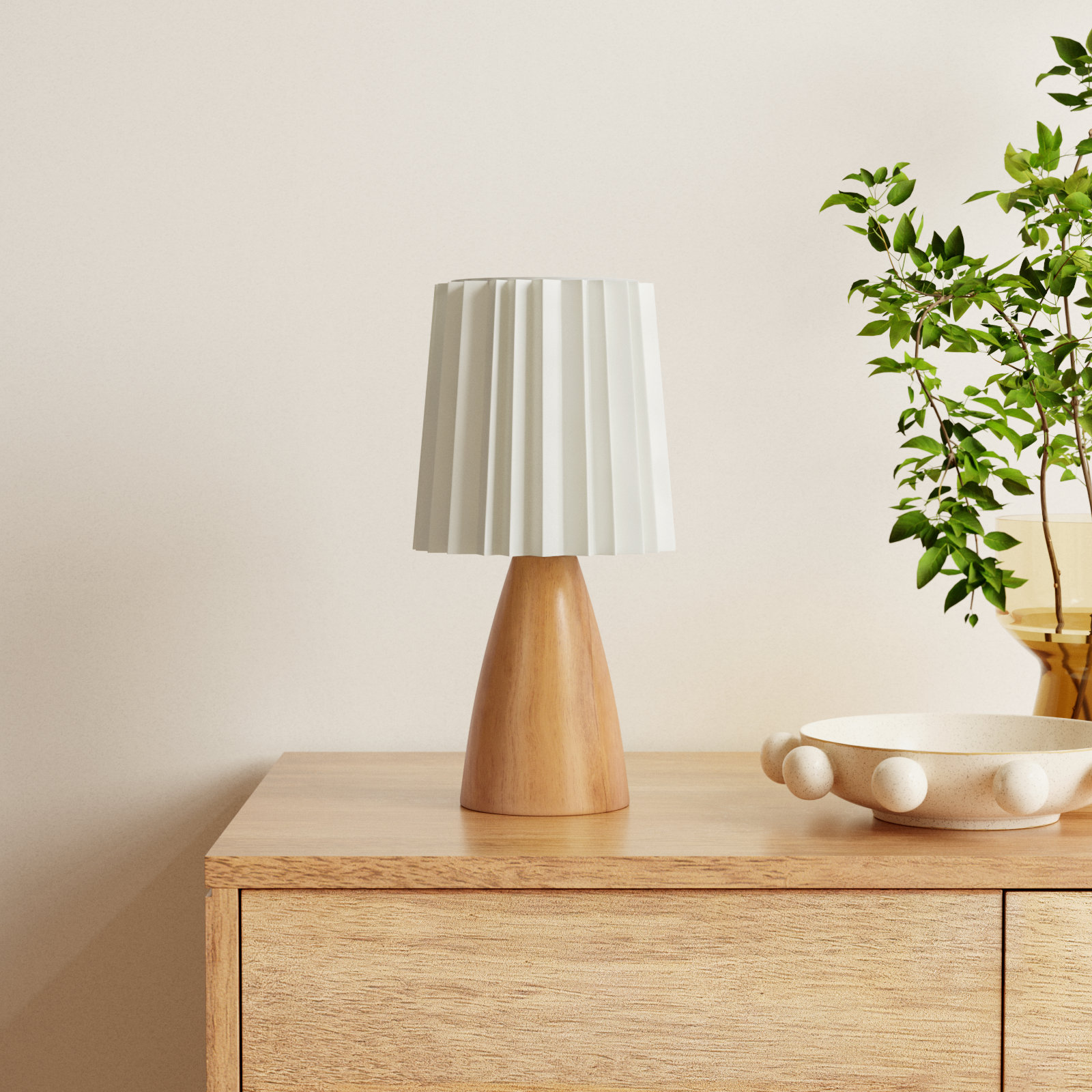 Juliette Ceramic Table Lamp, Brown