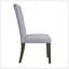Merel Grey Linen & Grey Oak Finish Side Chair (Set Of 2)