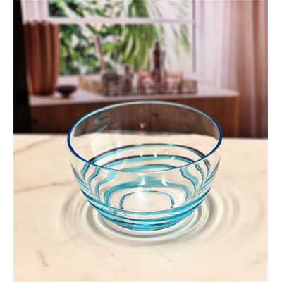 Swirl Acrylic Serving Bowls, Unbreakable Small Plastic Bowls For Soup, Salad, Cereal, And Snacks, BPA Free