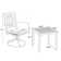 Ensemble bistro long avec coussins 18,9 po Alyah Square