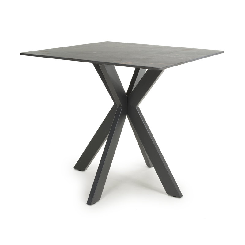 Tokyo Small 80cm Ceramic Dining Table, Grey