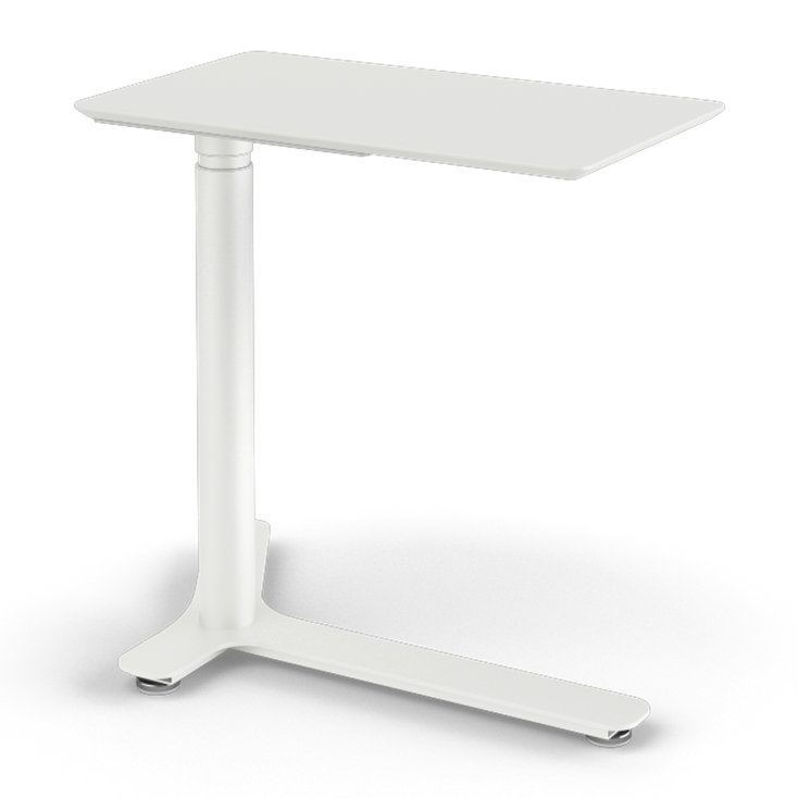 Float Mini Desk, Bamboo/Cloud White