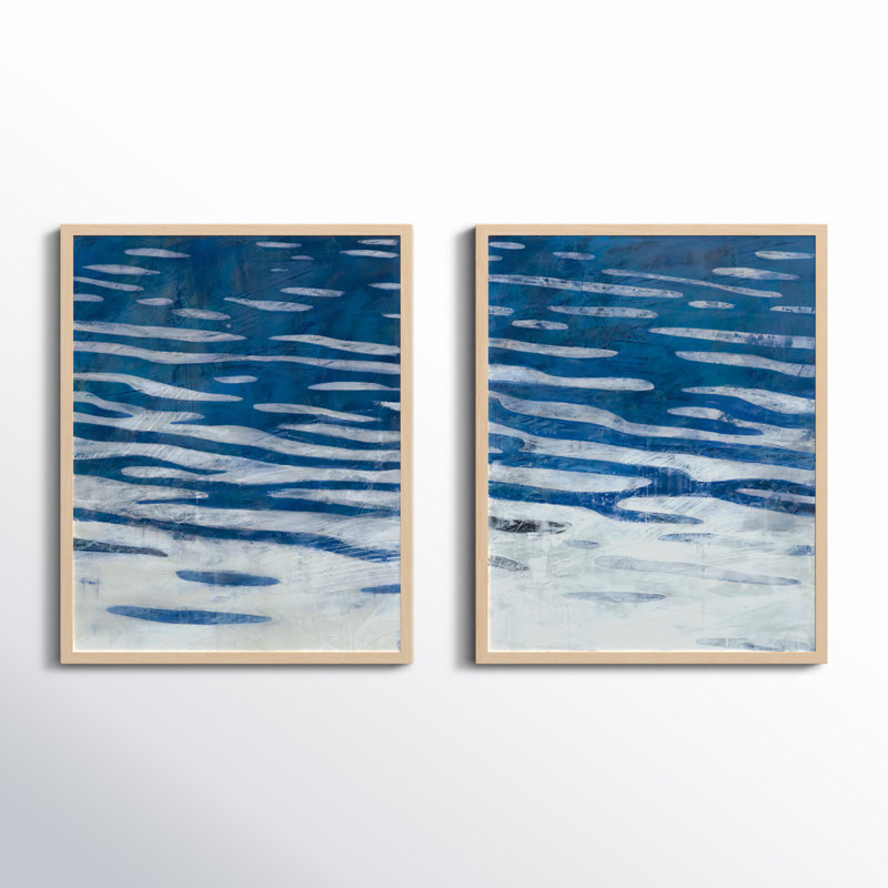 Oceanview By Ivo Stoyanov by Ivo Stoyanov, Brown Framed, 25" H x 40" W x 1.25" D