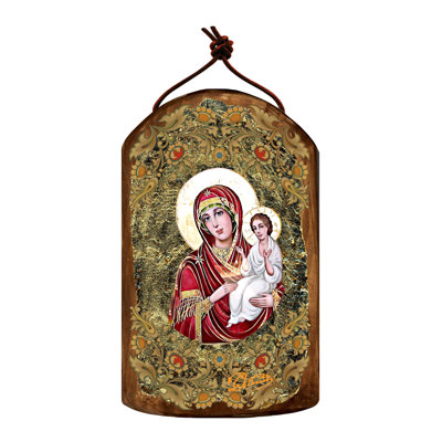 Ornement photo en bois vierge à l’inspiration « virgin mary »