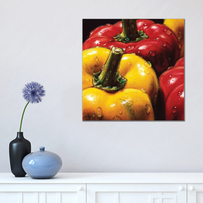 Peppers by AlmaCh - Wrapped Canvas Painting