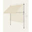 Dakota Fields 120cm W x 300cm D Polyester Cover Retractable Patio Awning-1598290386