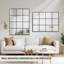 Rectangular Windowpane Wall Mirrors-908642645
