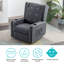 Fauteuil inclinable manuel pivotant de 30,7 po Flossmoor-89020657