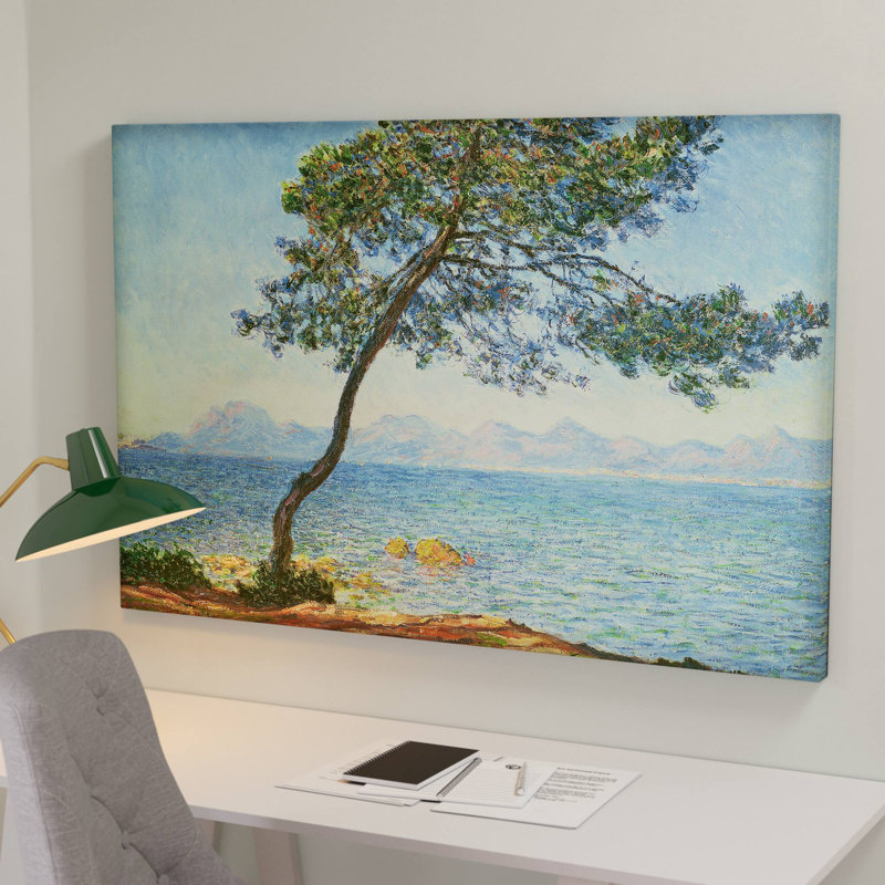 " EstÃ©rel-Mountains " by Claude Monet Oil Print, 32" H x 48" W x 1.5" D, Wrapped Canvas, No Mat