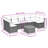  Garden Sofa Set Grey