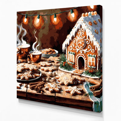 Art mural sur toile de Noël