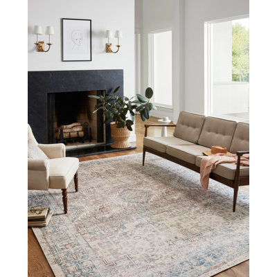 Calidia Oriental Creme/Ivory Area Rug