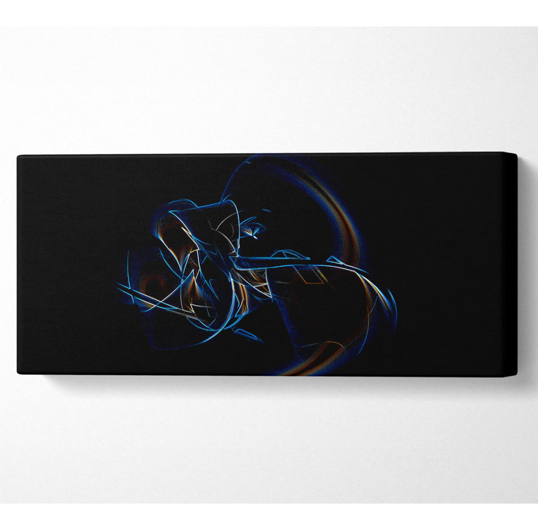 Neon Whisper - Wrapped Canvas Kunstdrucke