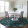 Washable Floral Indoor / Outdoor Rug
