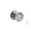 Ellipse Passage Door Knob with Traditional Round Rose-22034488