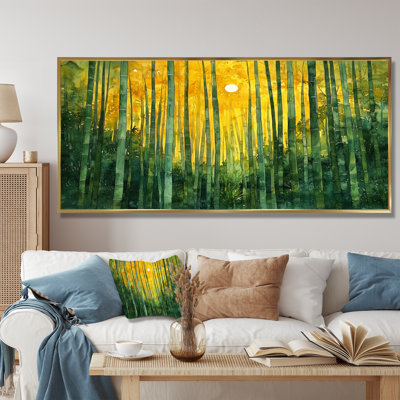 Arashiyama Bamboo Forest In China - bamboo Wall Art