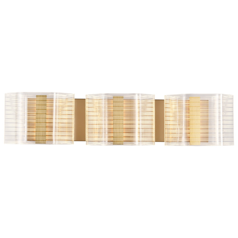 Kenzo - LED 3 Light Vanity - Light Guide Panel