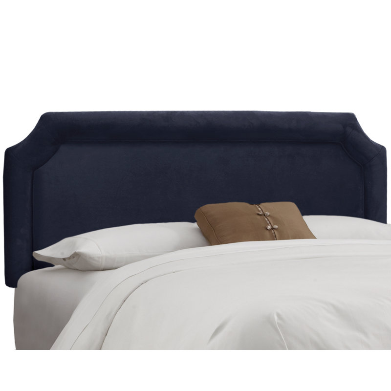 Pocola Upholstered Panel Headboard, California King, Ocean Performance Velvet