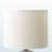 Galvin Moder Lighting Table Lamp Ivory Concrete with Cream Shade, 15.27'' H X 9.35'' W X 9.35'' D