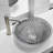 Homein 17.59'' Crystal Circular Bathroom Sink-58522660