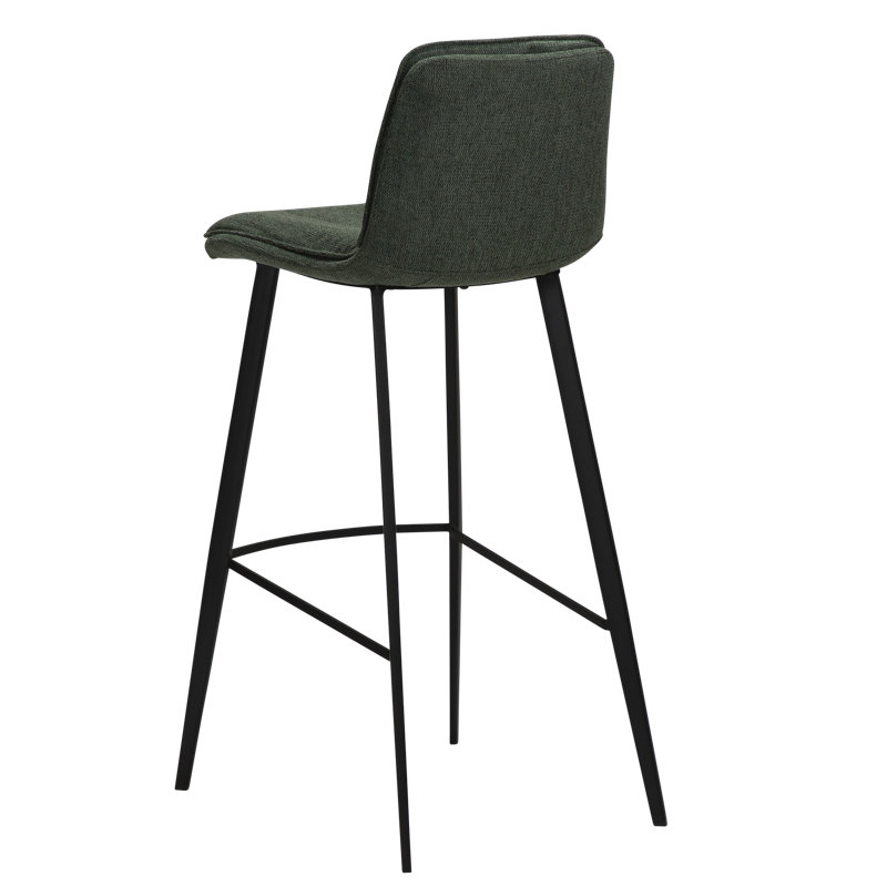 Fierce Upholstered Bar Stool, Green