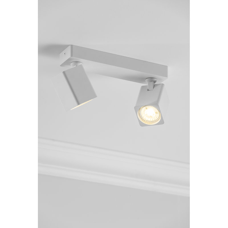 Casie Semi Flush Mount, White