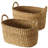 Hand Woven Wicker Laundry Basket with Handles