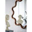 Miroir d'appoint mural 31 po x 30 po pour salon, chambre et entrée