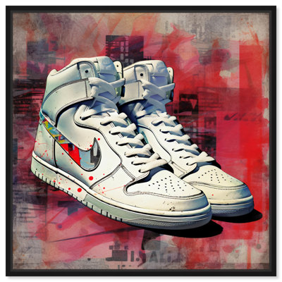 On Sneaker Modern Sneaker Art Prints, impression sur toile par Notoriart