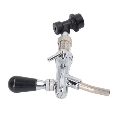 G5/8 Beer Tap 304 Stainless Steel Adjustable Beer Faucet Liquid Dispenser