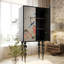 Armoire de rangement en bois American Floral Bird