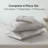 Kasentex 1800 Series Soft Microfiber Sheet Set - Grey King-116794037