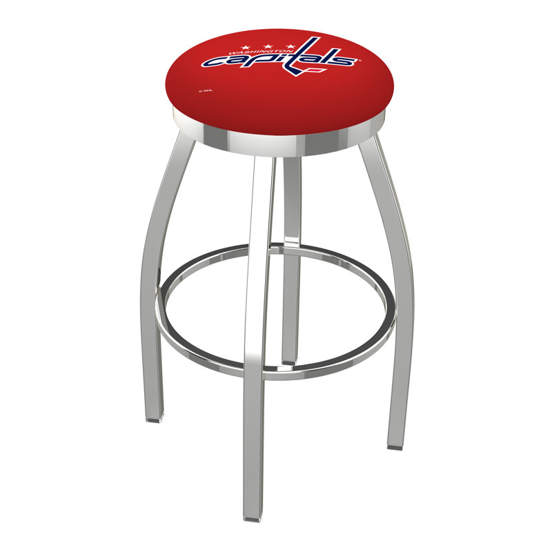 Tabouret pivotant très haut NHL, Washington Capitals, Chrome, Très grand (siège d'une hauteur de 36 po)