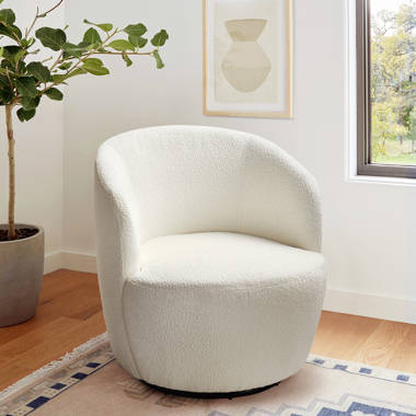 Modway Nora Boucle Upholstered Swivel Chair by Modway & Reviews