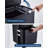 Stainless Steel 3-Compartment Kitchen Trash Can, 60L, Matte Black