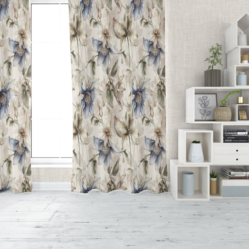 Bediha Room Darkening Curtain Pair, 20" W x 52" L