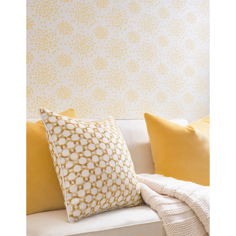 Hinson Library Square Pillow Cover & Insert, Yellow