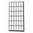 Shower Door 38" W x 72" H Single Panel Frameless Fixed Shower Door, 5/16 in. (8mm), Open Entry Design in Matte Black
