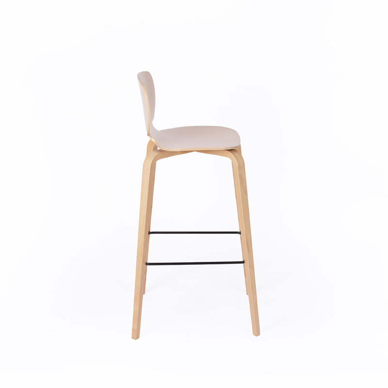 Myla Counter Stool, Oak/Black